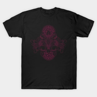 Minimalist Medallion Flower art-Sacred Mandala Flower T-Shirt